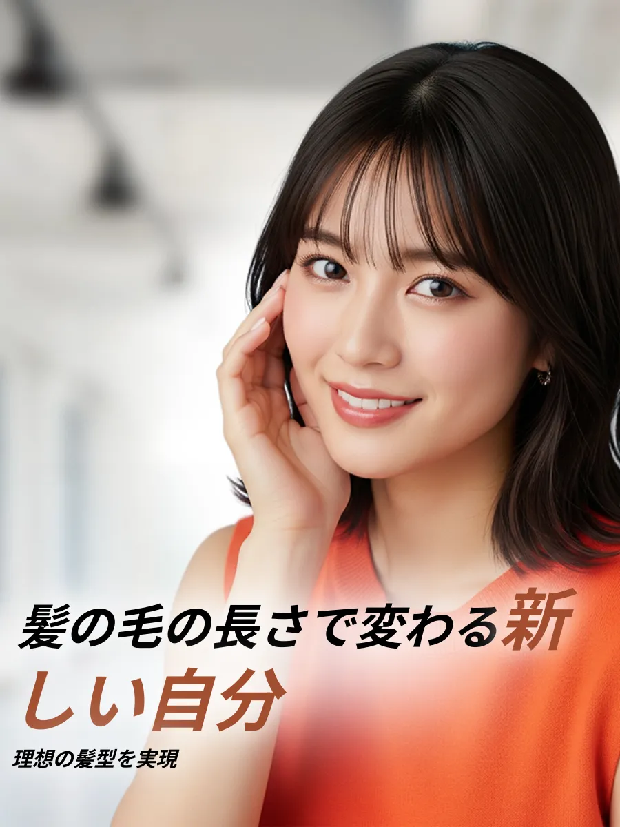 髪の毛 切る長さ ヘアスタイル