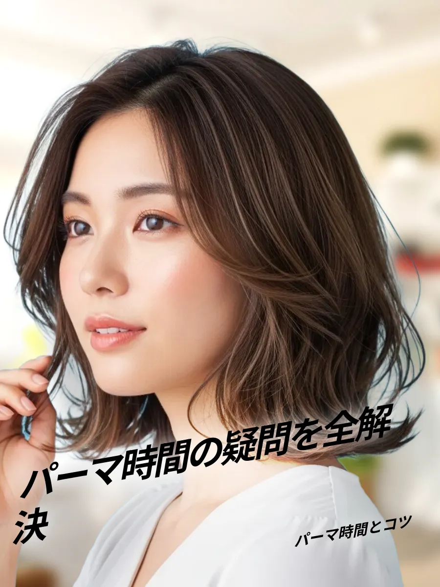 美容院 パーマ 時間 メインビジュアル