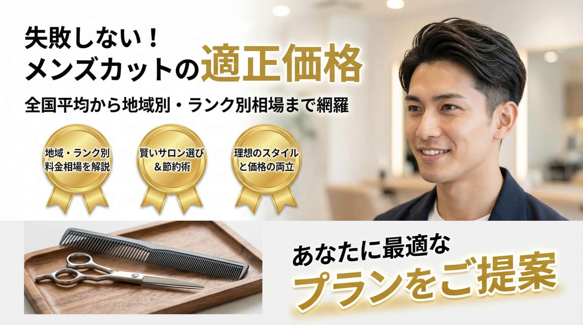 美容室で知るメンズカットの平均料金と自分に合った価格相場の見極め方